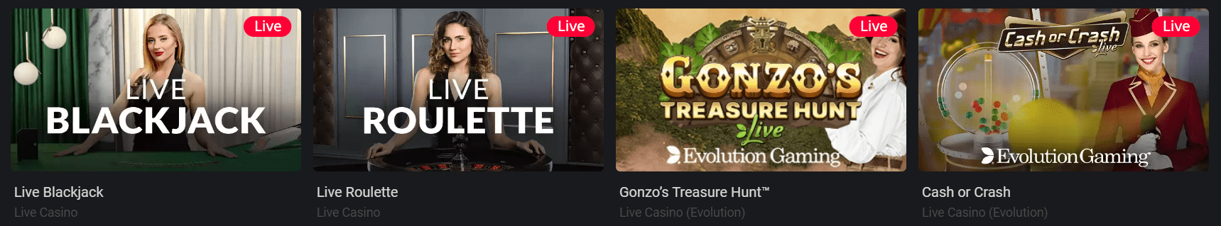 OneCasino Spiele
