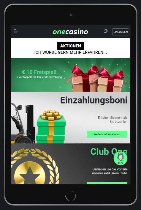 OneCasino Mobile App